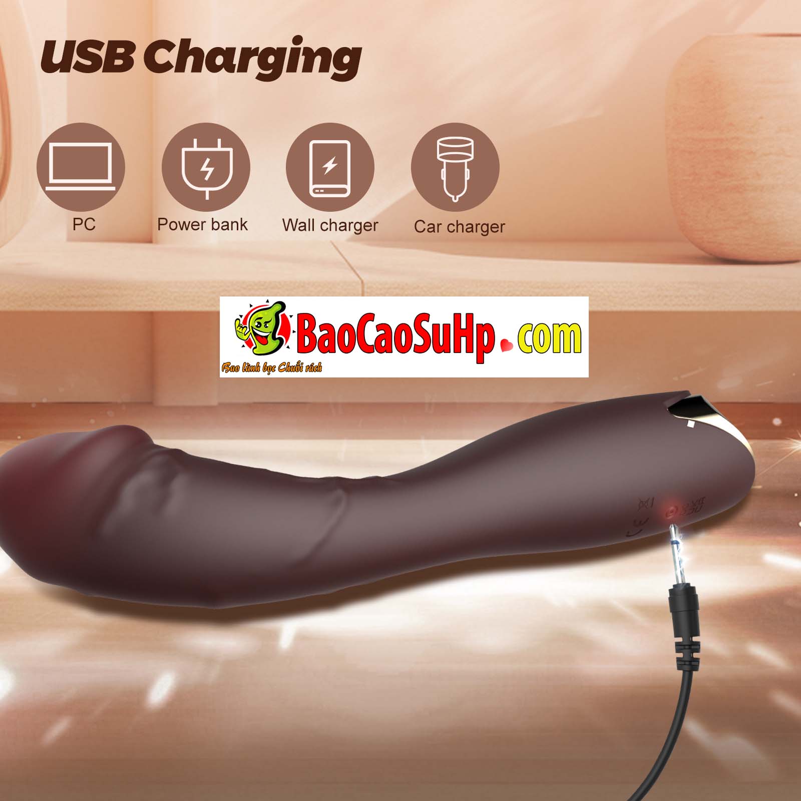 Máy rung điểm G siêu mạnh Regular Edition màu nâu đậm kích thích