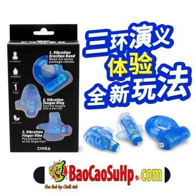 Bộ 3 vòng rung kích thích Chisa màn dạo đầu đầy hứng thú