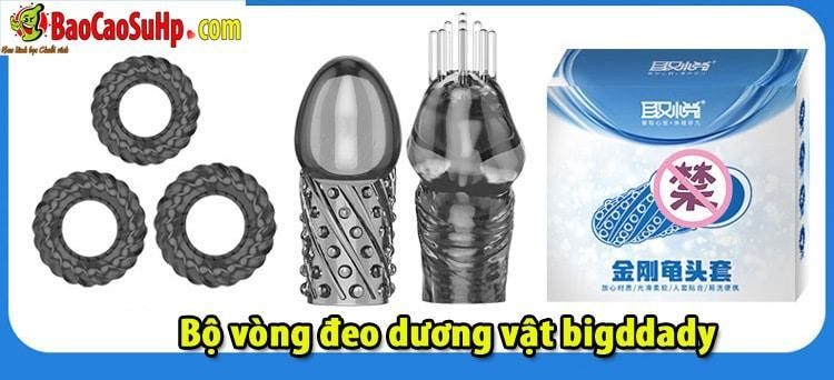 Vòng đeo dương vật BigDaddy chất liệu bền đẹp kích thích mạnh