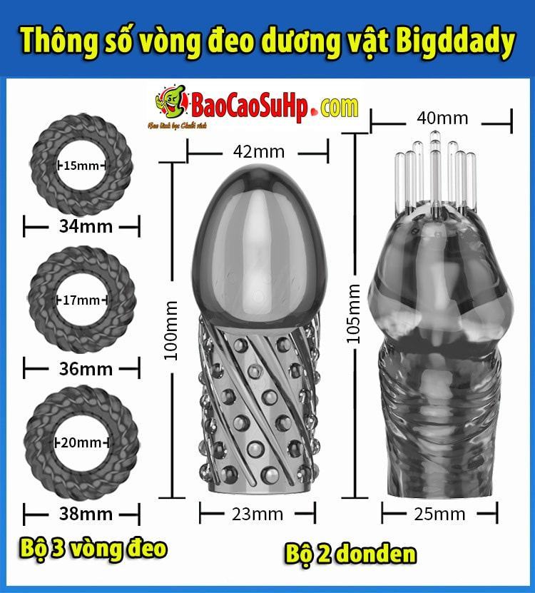 Vòng Dương Vật Bigdaddy - Tăng Khoái Cảm, Đẳng Cấp Đàn Ông