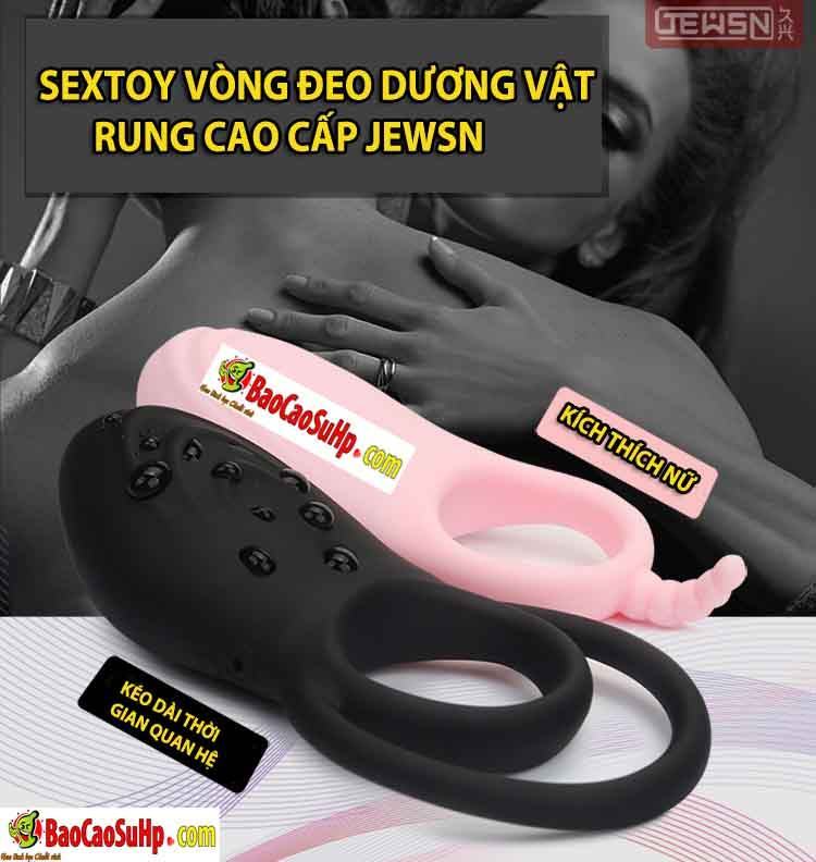 Vòng rung dương vật JEWSN cao cấp tăng khoái cảm thăng hoa
