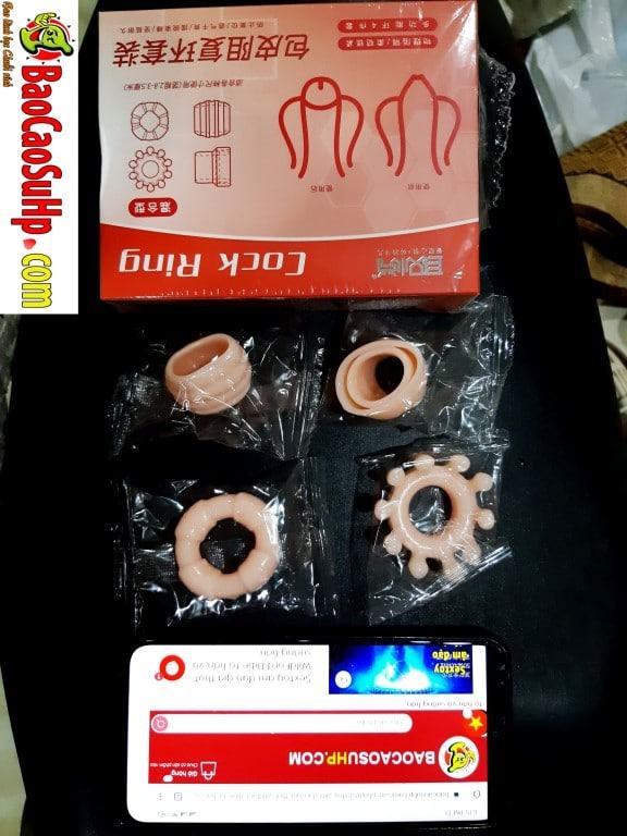 Bộ vòng đeo dương vật Cristan Muloc da mềm tăng kích thước khoái cảm