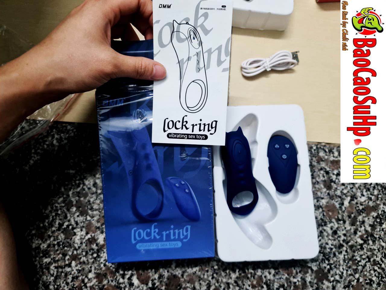 Vòng Đeo Dương Vật Rung Từ Xa DMM01 Siêu Mạnh Kích Thích