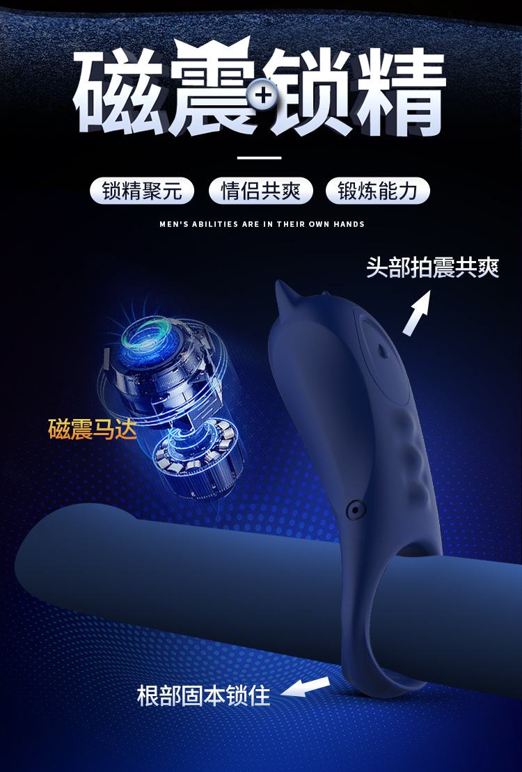 Vòng đeo dương vật rung điều khiển từ xa DMM01 đa chế độ
