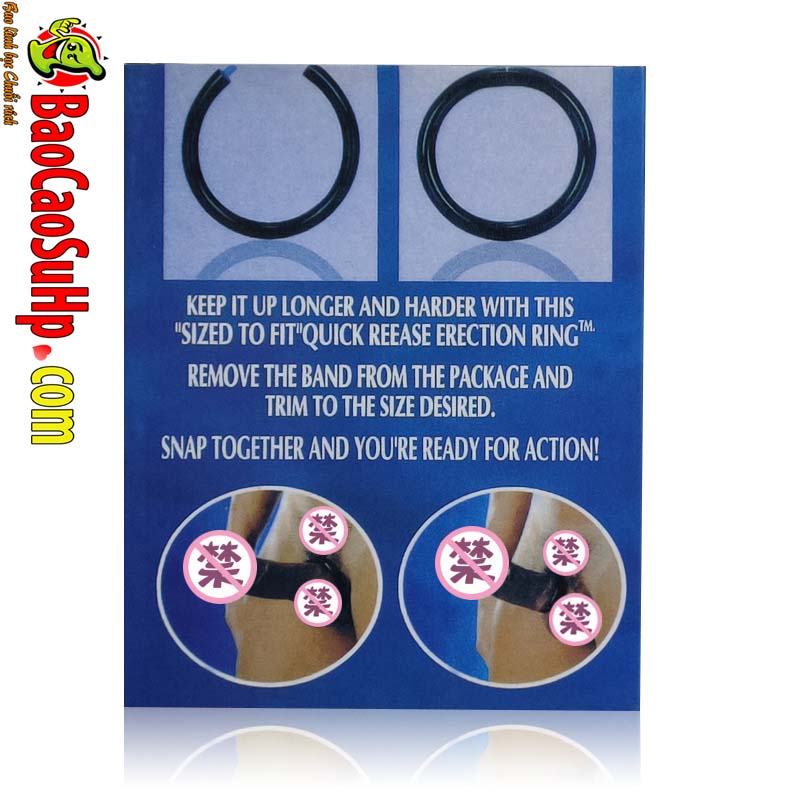 Vòng đeo Quick Release kéo dài cuộc yêu, chống xuất tinh sớm Vòng đeo Quick Release kéo dài cuộc yêu, chống xuất tinh sớm