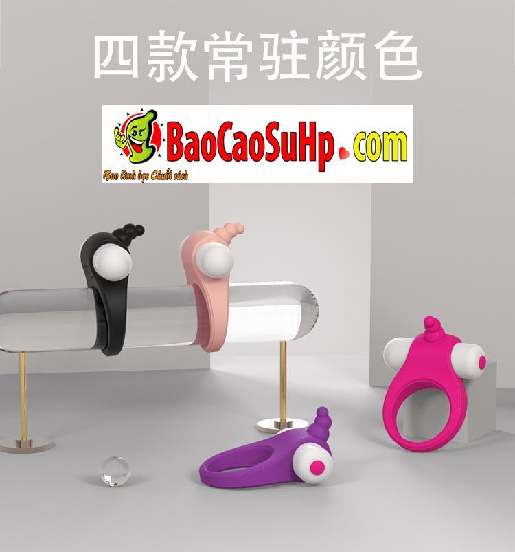 Vòng rung đeo dương vật Shand Hand Bulonhe kích thích cực mạnh