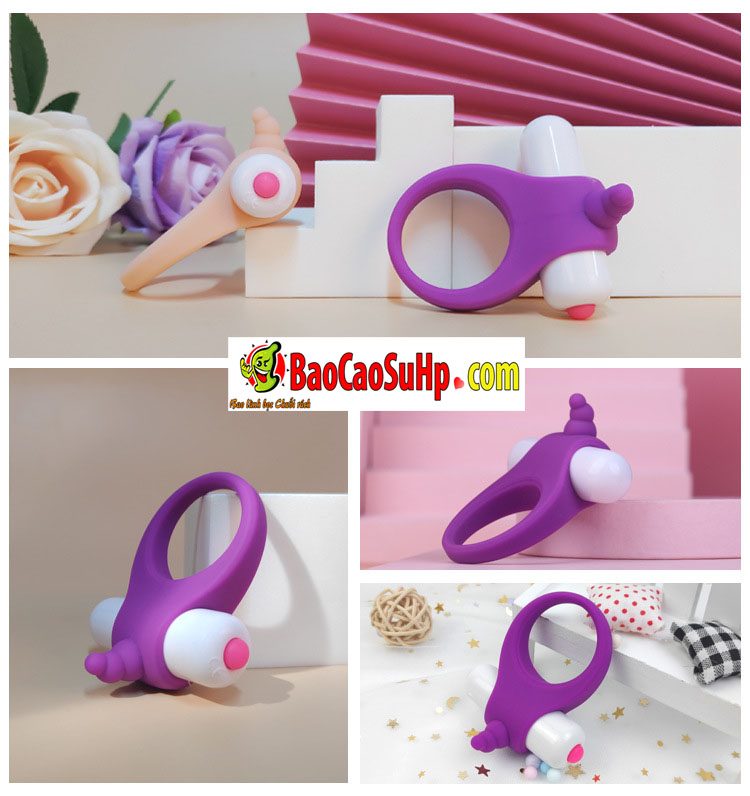 Vòng rung đeo dương vật Shand Hand Bulonhe kích thích cực mạnh