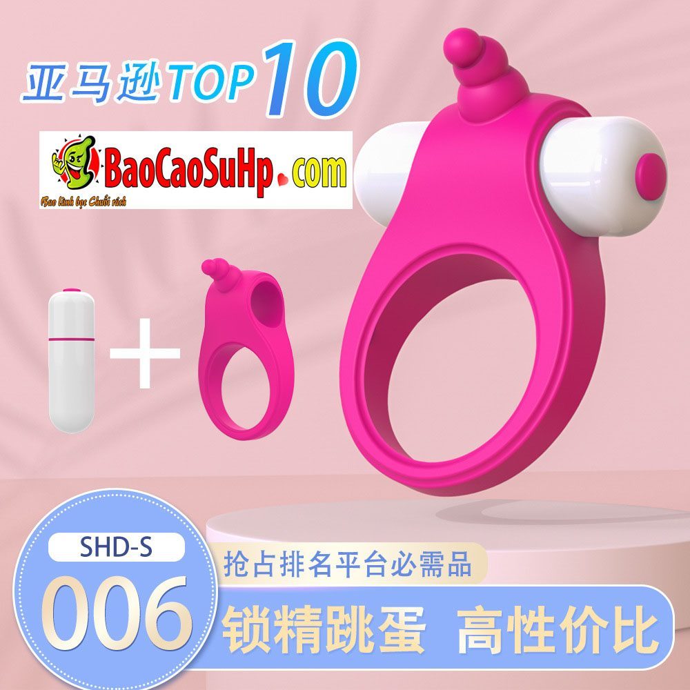 Vòng rung đeo dương vật Shand Hand Bulonhe kích thích cực mạnh