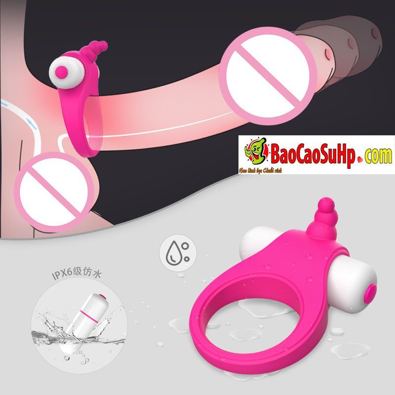 Vòng rung đeo dương vật Shand Hand Bulonhe kích thích cực mạnh