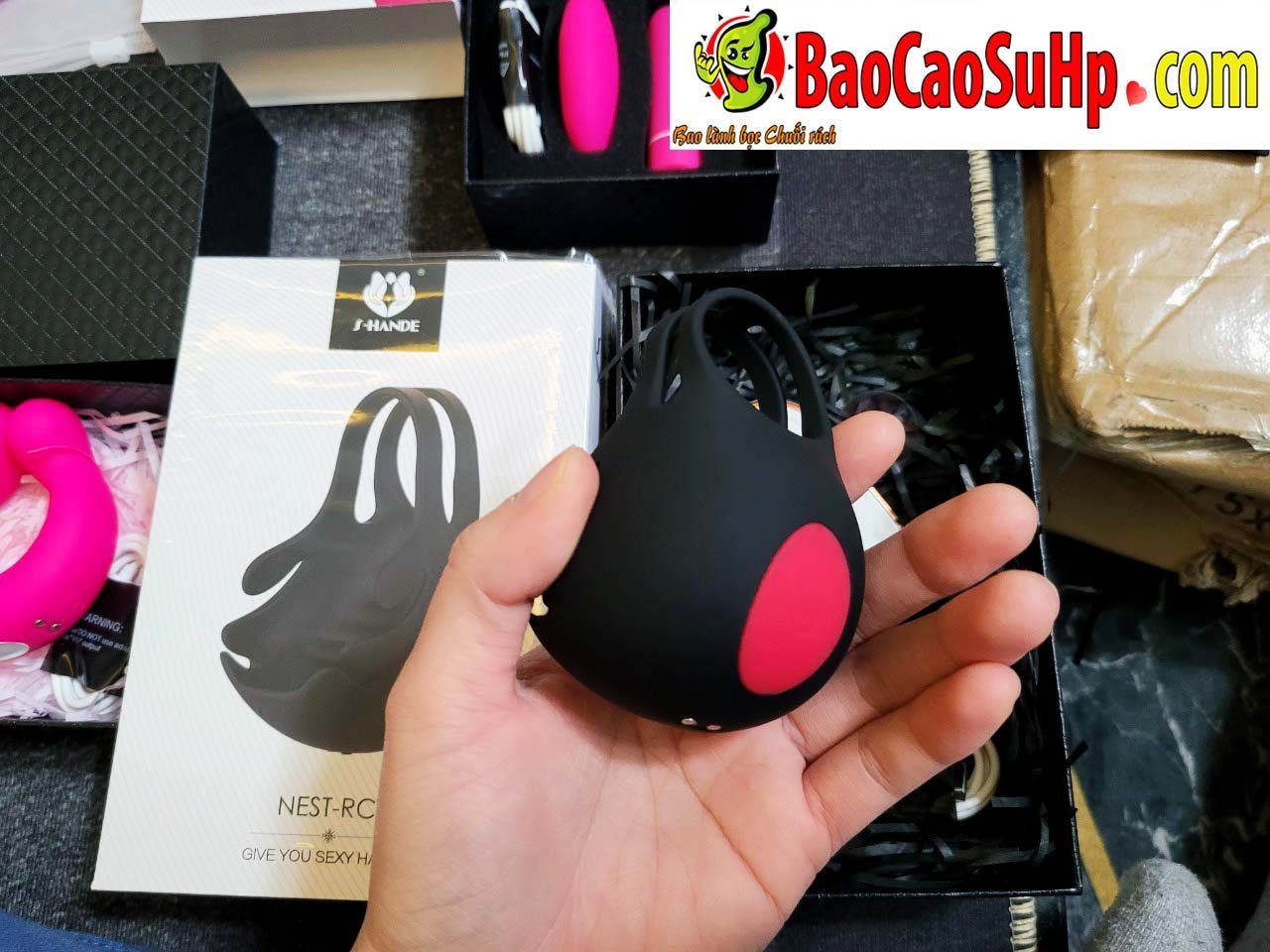 Vòng đeo Sextoys Shand Matric tăng khoái cảm bìu dương vật