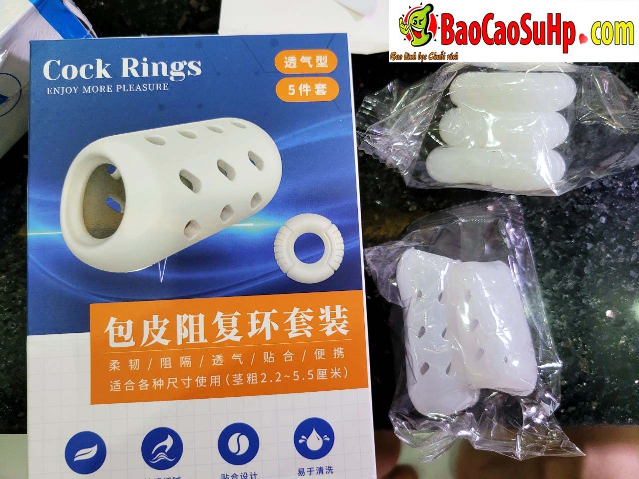 Vòng đeo dương vật Bots Ring tăng thời gian