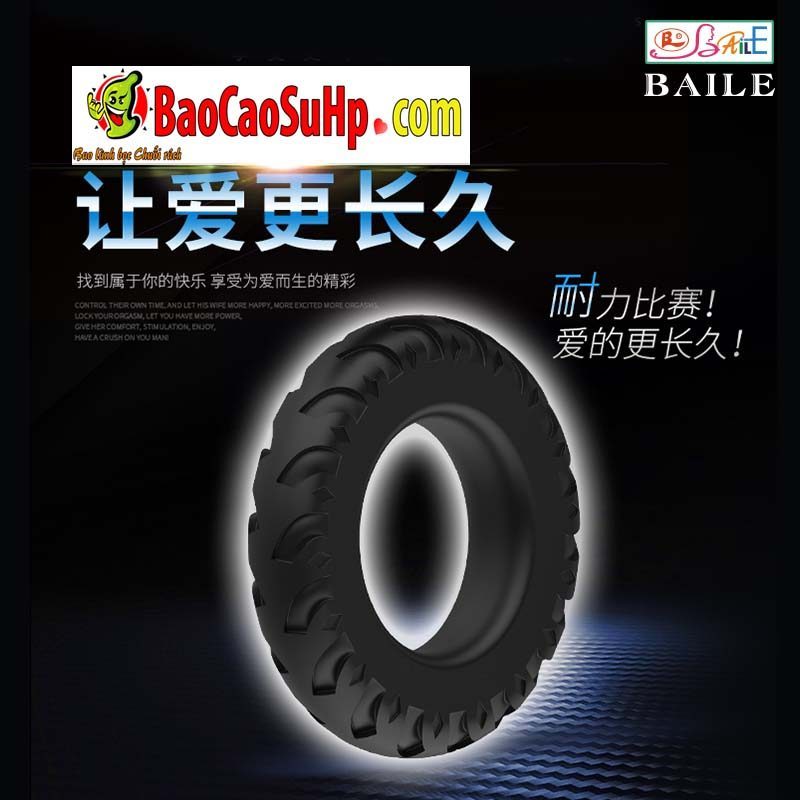 Bộ 3 vòng đeo dương vật chống xuất tinh sớm Baile Rock Claymore mềm dẻo