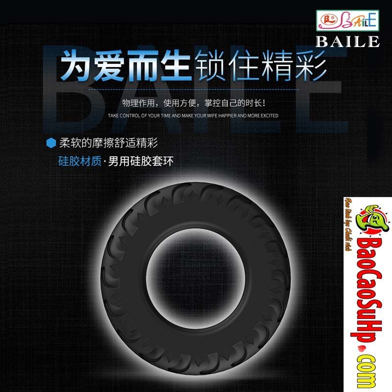 Bộ 3 vòng đeo dương vật chống xuất tinh sớm Baile Rock Claymore mềm dẻo