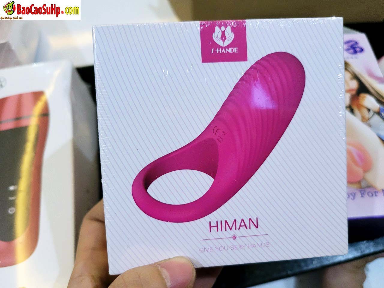 Vòng rung dương vật Shand S045 Klipper mềm mại tăng khoái cảm