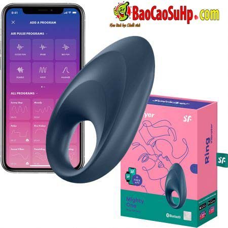 Vòng dương vật Satisfyer USA điều khiển app kích thích mạnh mẽ