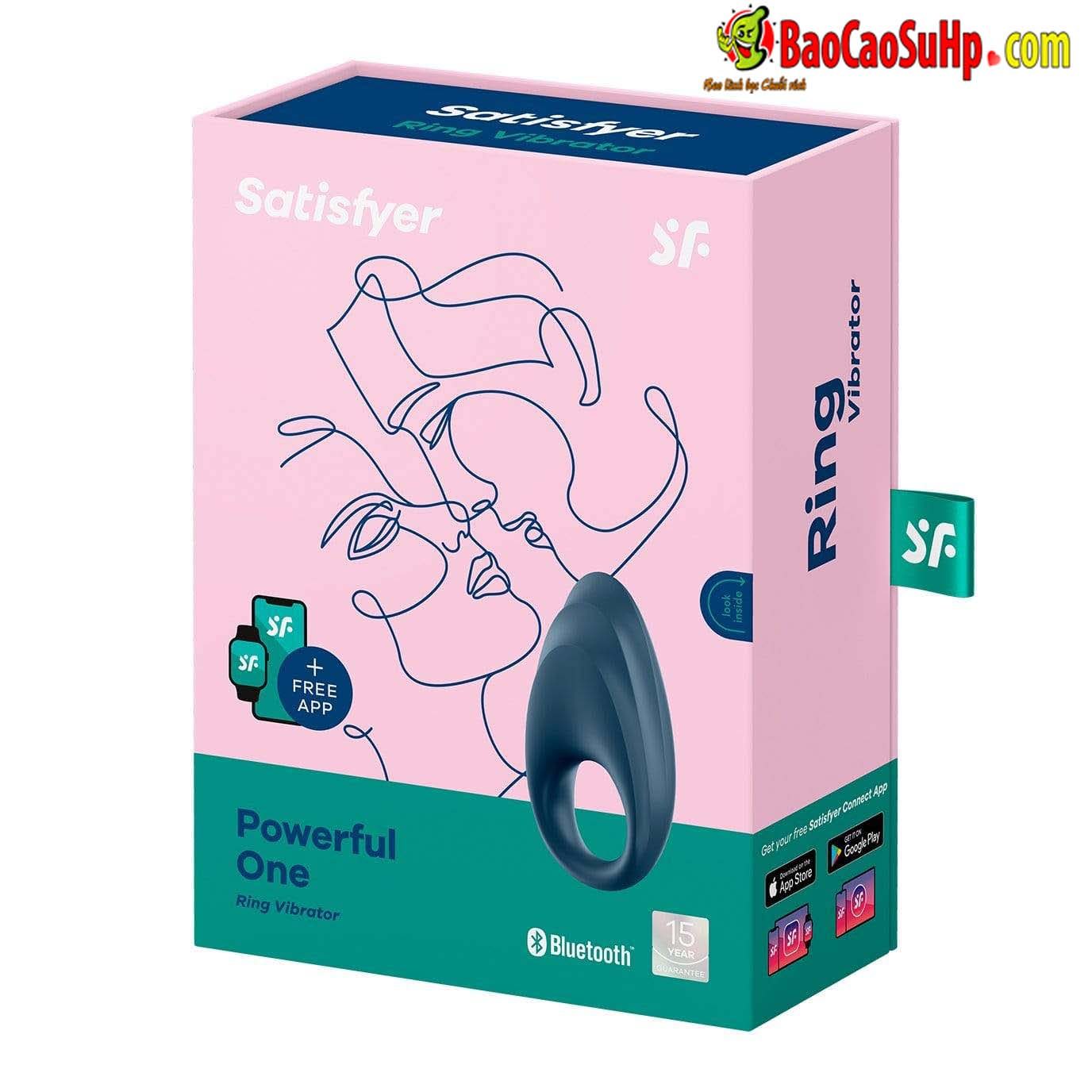 Vòng dương vật Satisfyer USA điều khiển app kích thích mạnh mẽ