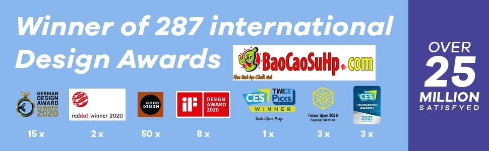 Vòng đeo dương vật Satisfyer Silicone rung mạnh kích thích cực đỉnh