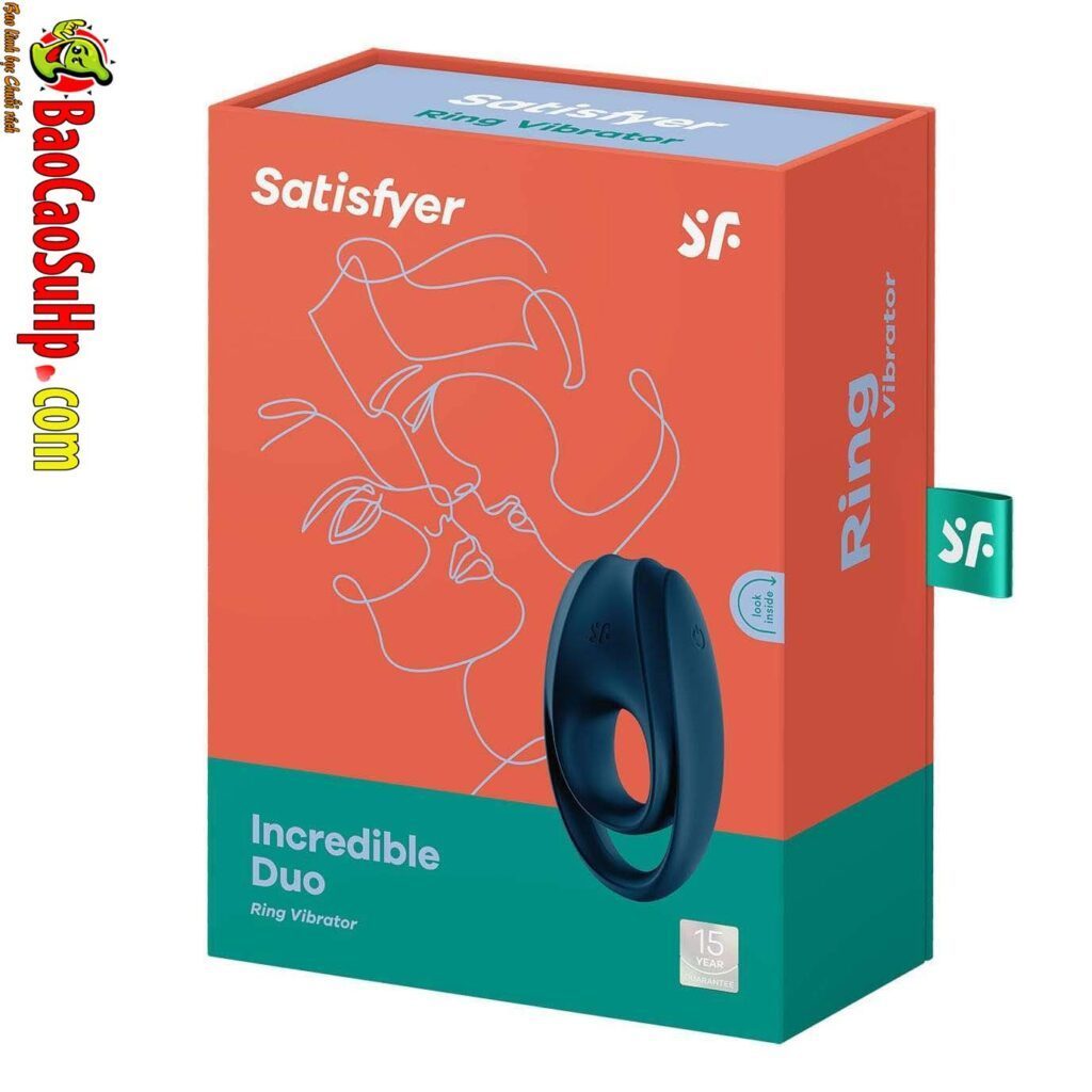 Vòng đeo dương vật Satisfyer Silicone rung mạnh kích thích cực đỉnh