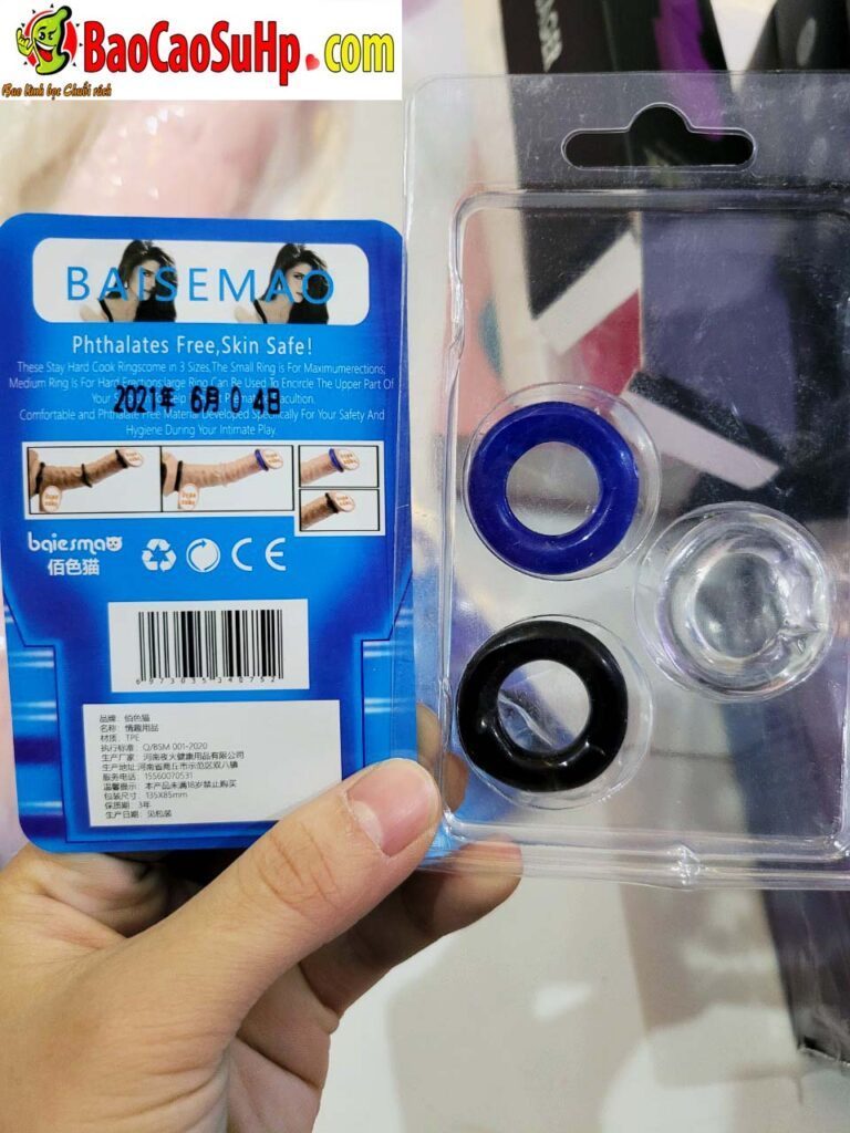 Vòng đeo dương vật mềm dẻo 3 chiếc TRUST ME giá tốt