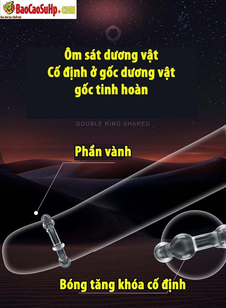 vong deo mizzzee stay hard 10 - Bộ vòng đeo dương vật 3 chiếc Mizzzee HARD trong suốt