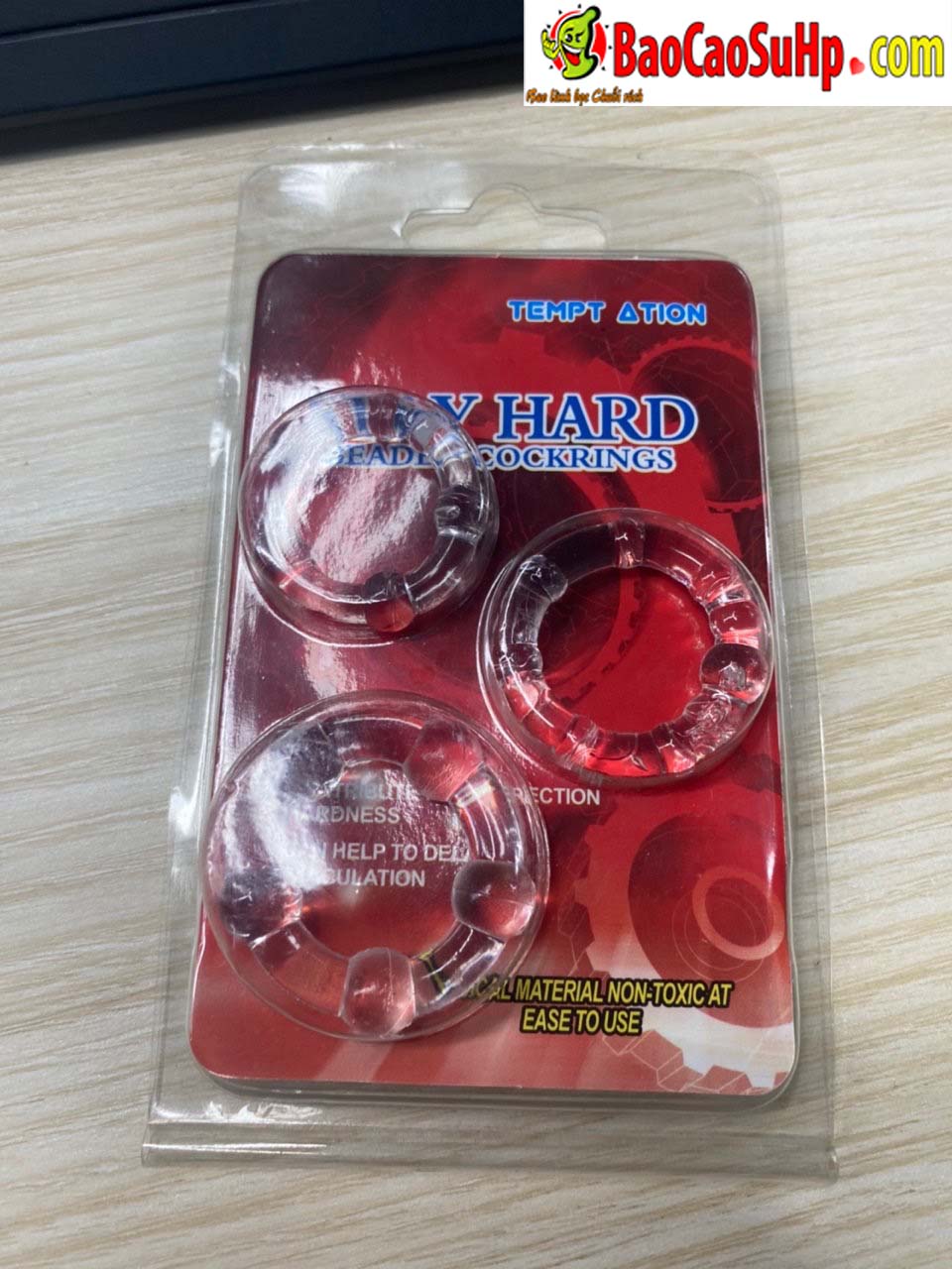 Bộ 3 Vòng Dương Vật Mizzzee HARD Trong Suốt - Tăng Khoái Cảm