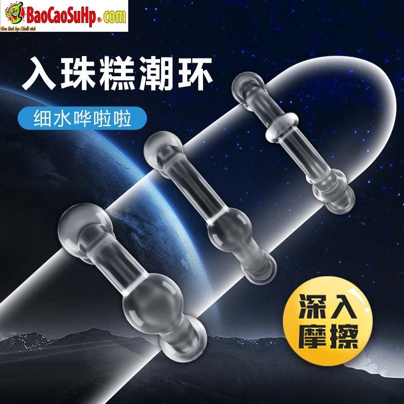 Bộ Vòng Đeo Dương Vật Mizzzee HARD Trong Suốt 3 Chiếc