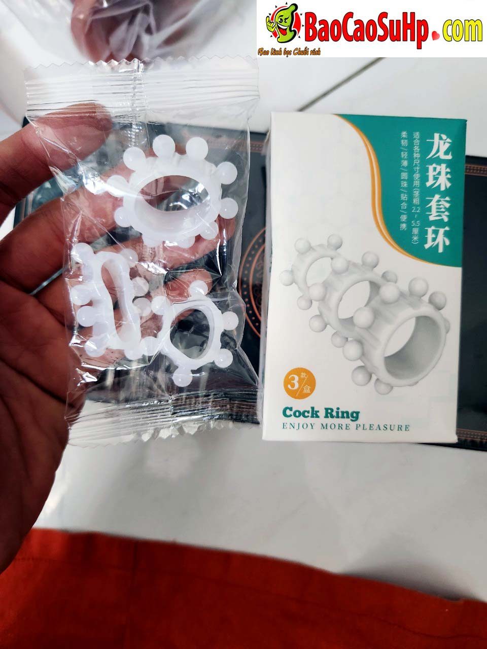 Bộ vòng đeo dương vật Puppy 3 vòng bi to công nghệ Mỹ siêu bền