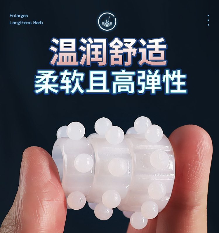 Bộ vòng đeo dương vật Puppy 3 vòng bi to công nghệ Mỹ siêu bền