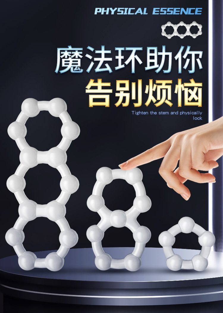 Vòng Silicone quấn chéo cho nam Alva siêu bền tăng khoái cảm