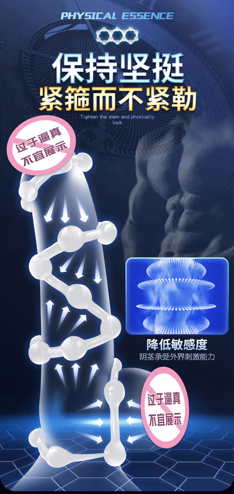 Vòng Silicone quấn chéo cho nam Alva siêu bền tăng khoái cảm