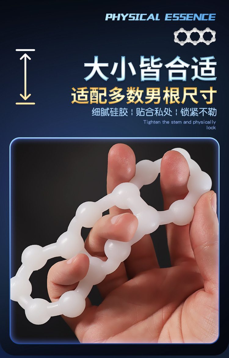Vòng Silicone quấn chéo cho nam Alva siêu bền tăng khoái cảm
