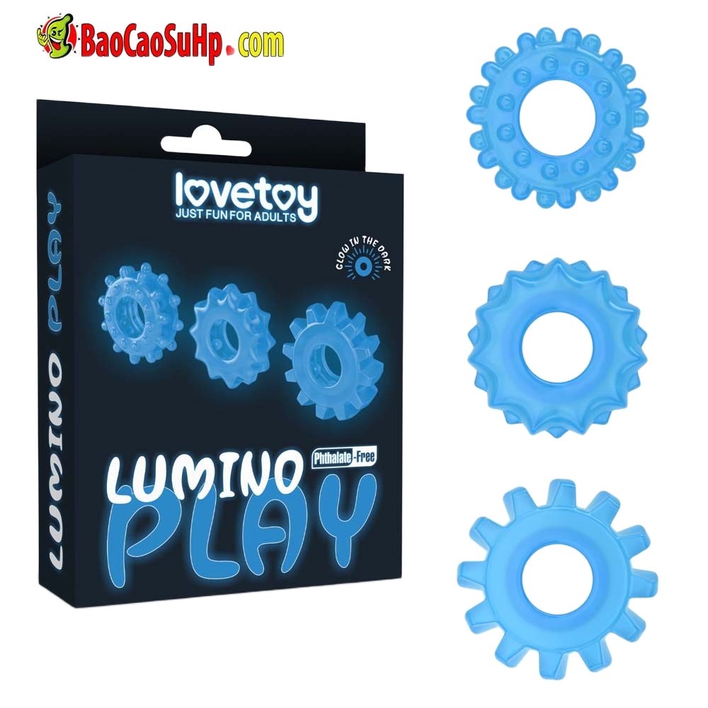 Bộ vòng đeo Lovetoy Domino phát sáng tăng khoái cảm đôi bạn