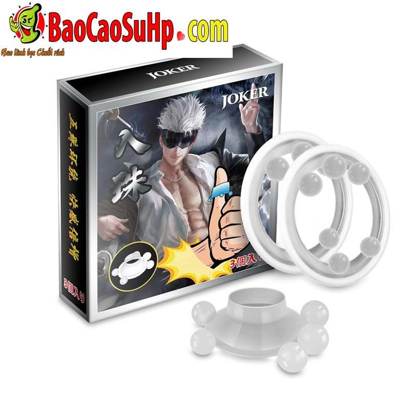 Vòng silicone 8 bi Joker Phelan kích thích cảm giác cực đỉnh