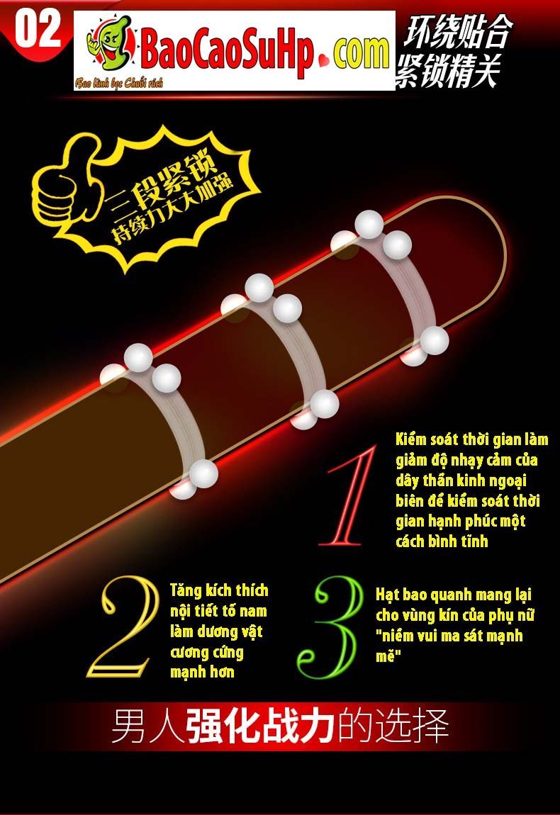 Vòng silicone 8 bi Joker Phelan kích thích cảm giác cực đỉnh