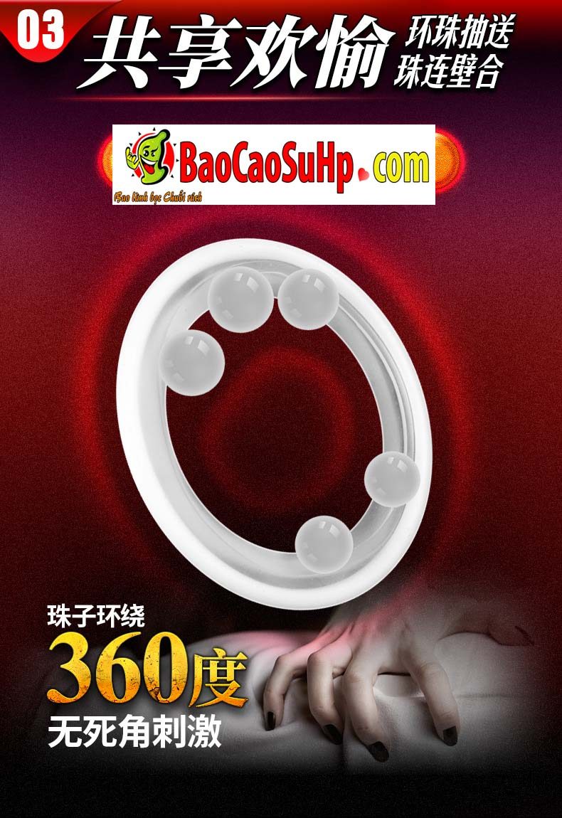 Vòng silicone 8 bi Joker Phelan kích thích cảm giác cực đỉnh