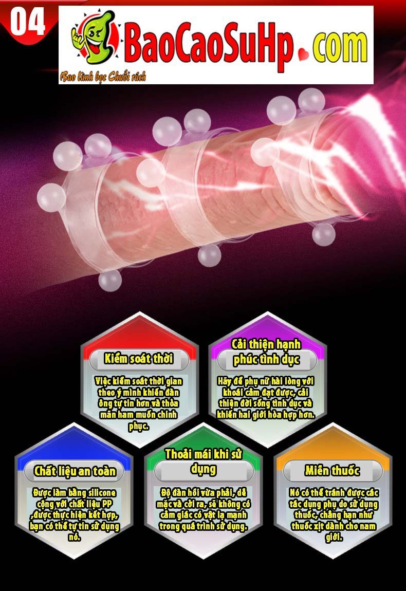 Vòng silicone 8 bi Joker Phelan kích thích cảm giác cực đỉnh