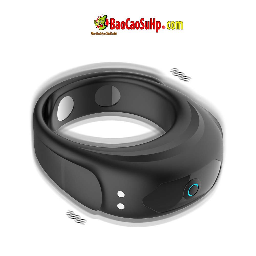 Vòng đeo dương vật rung Stamina Men Black Fit đa kích thước, tăng khoái cảm