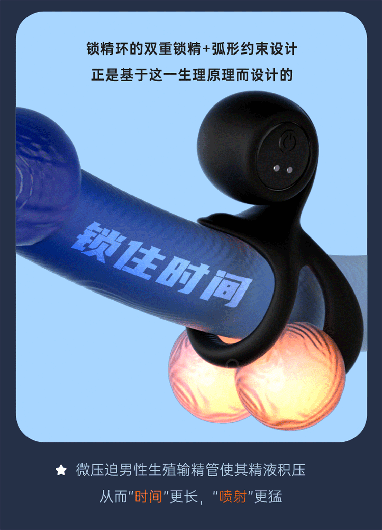 Vòng đeo dương vật ốc Ver 2 khóa bìu rung kéo dài thêm khoái cảm