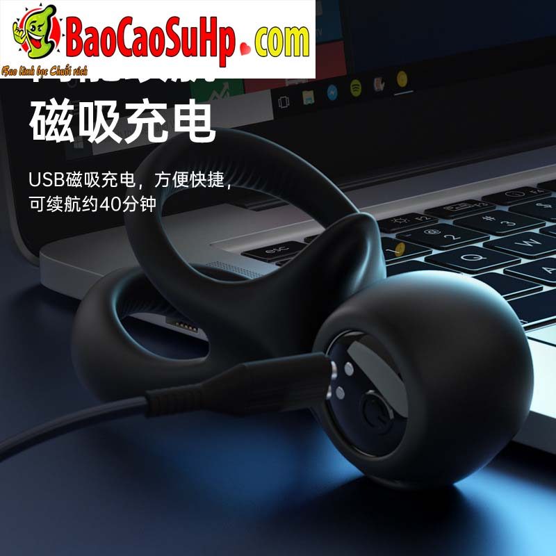 Snail V2 Penis Ring with Vibrating Testicle Lock Delay Ejaculation