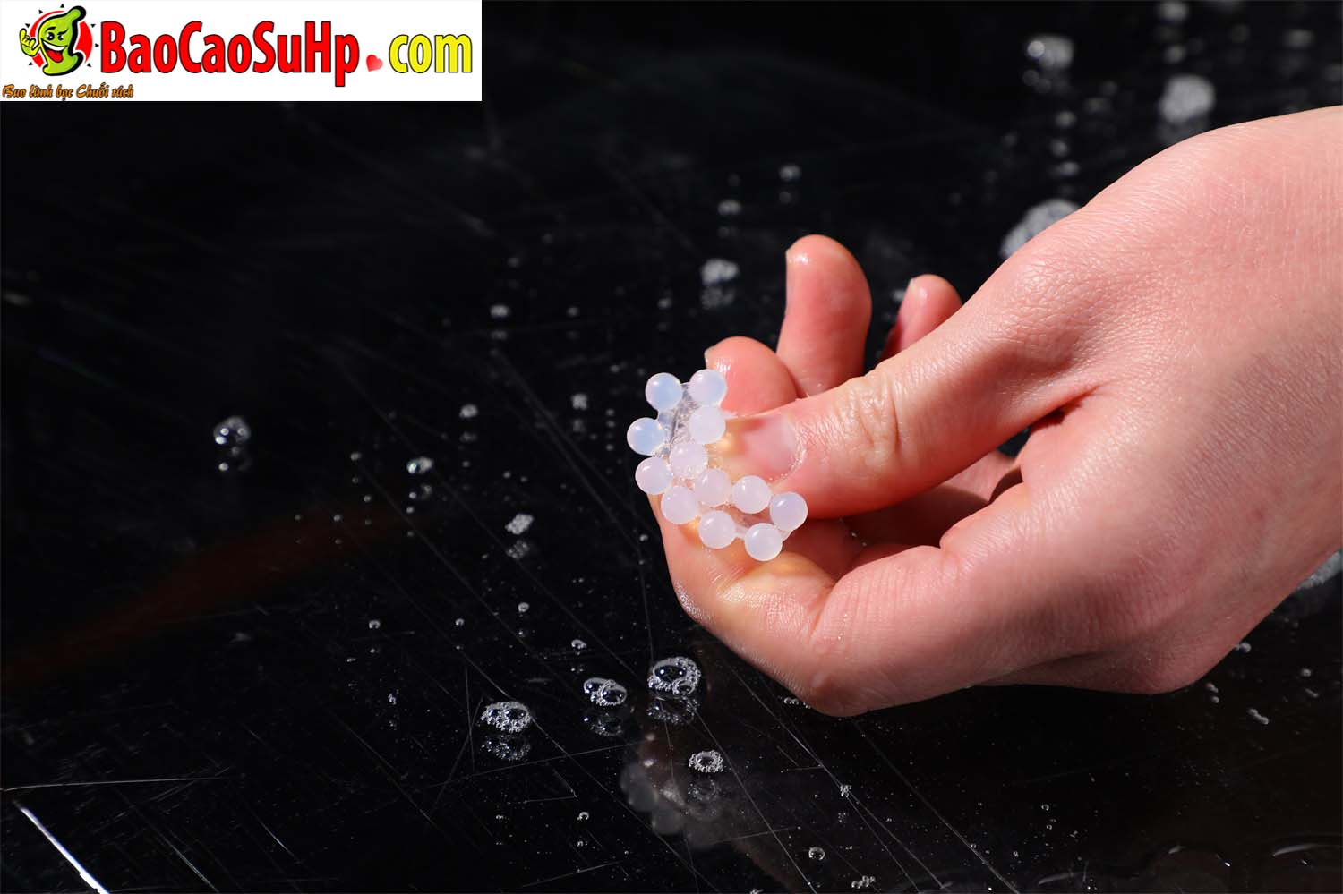 Vòng bi đeo dương vật 18 hạt tăng kích thích