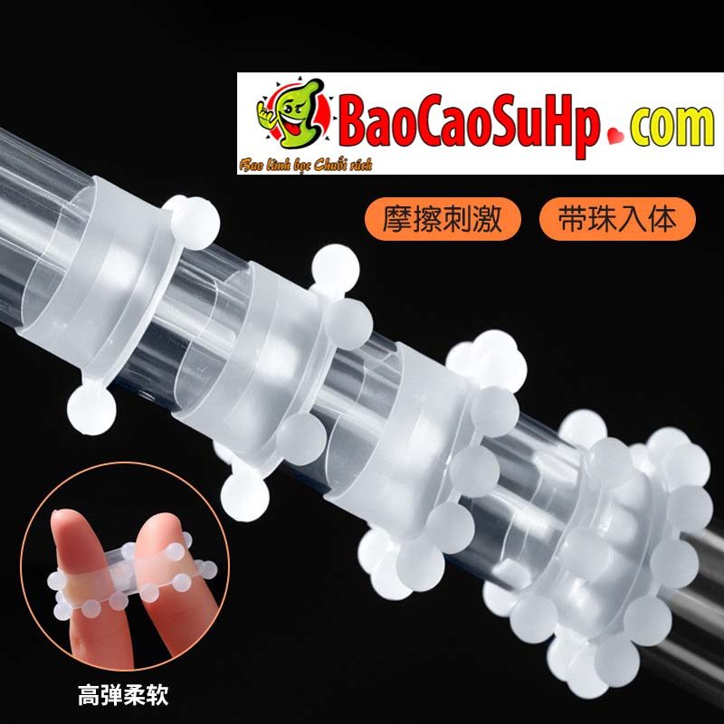 Vòng bi đeo dương vật 18 hạt tăng kích thích