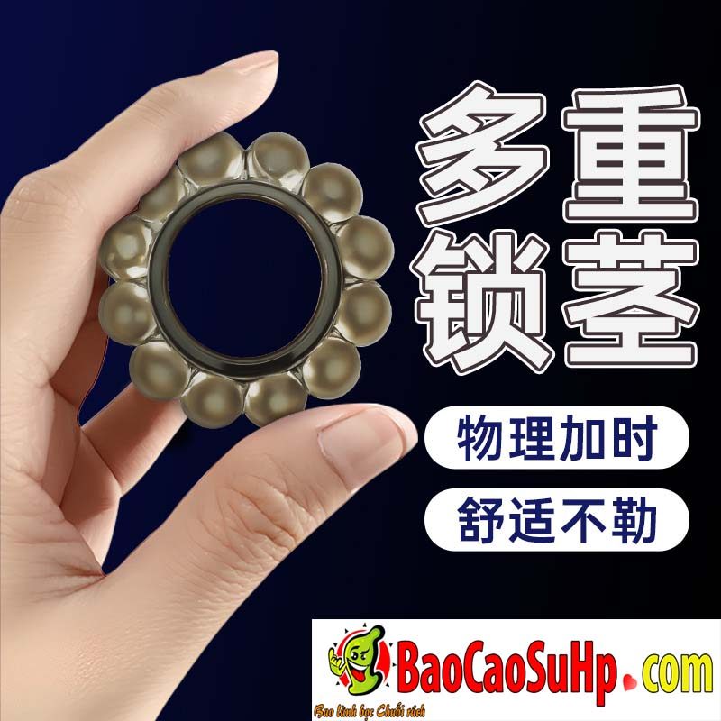 Vòng đeo bi 12 bi double gai mềm siêu bám Mizzzee Dizzzmen tăng khoái cảm