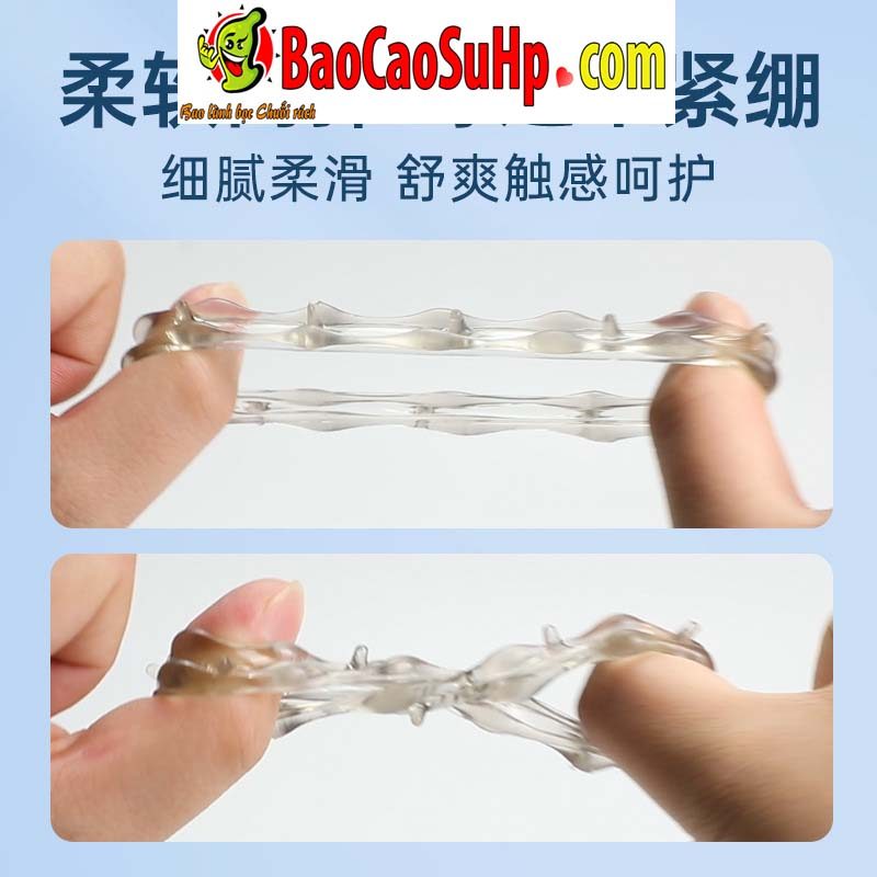Vòng đeo bi 12 bi double gai mềm siêu bám Mizzzee Dizzzmen tăng khoái cảm
