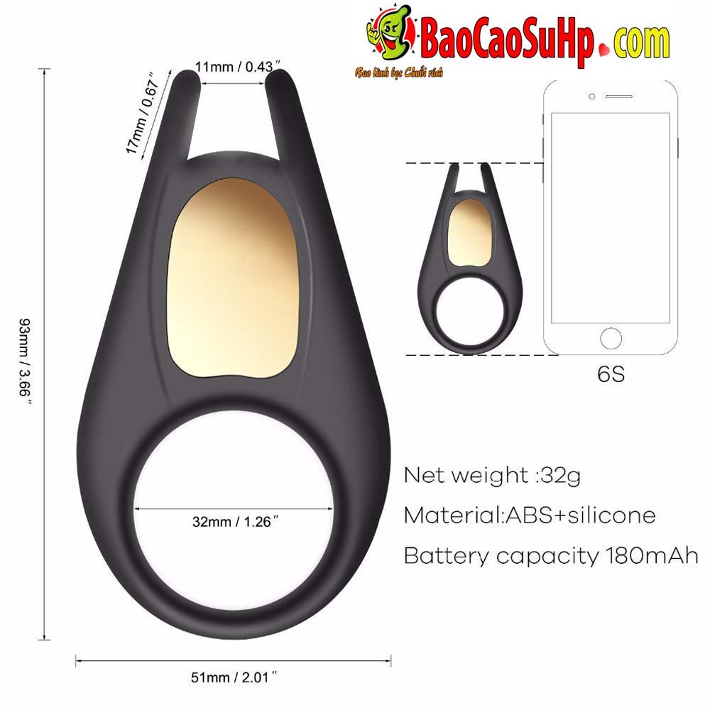 Vòng rung đa năng Head Horn kích thích cực mạnh, nhỏ gọn