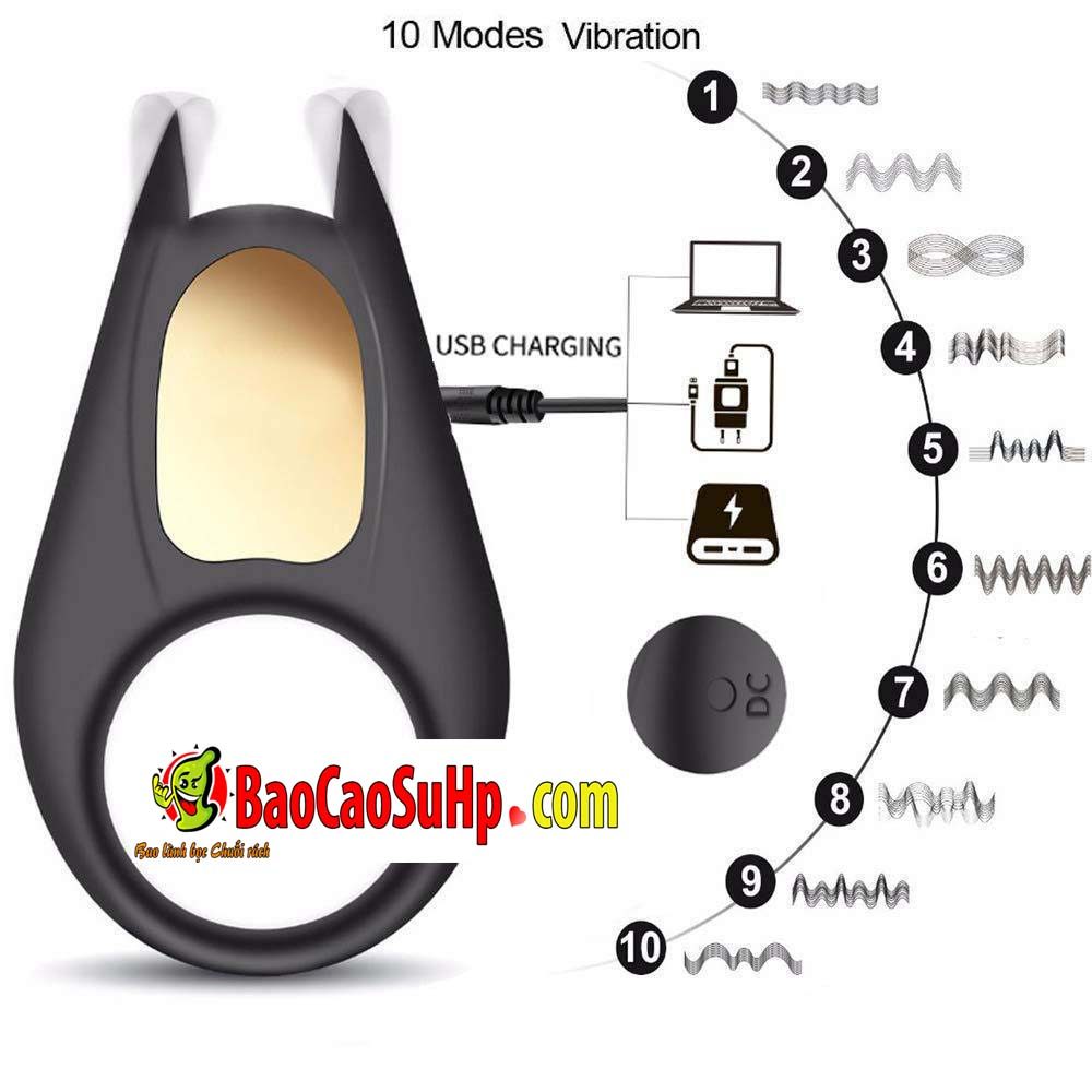 Vòng rung đa năng Head Horn kích thích cực mạnh, nhỏ gọn