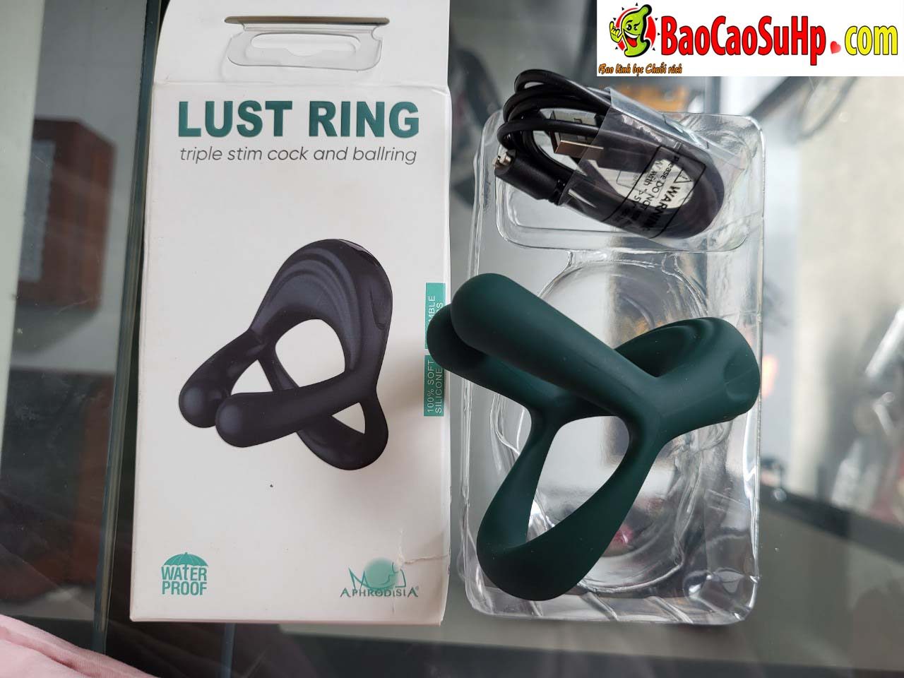 Vòng đeo dương vật Ver II Afra rung mạnh tăng khoái cảm đôi