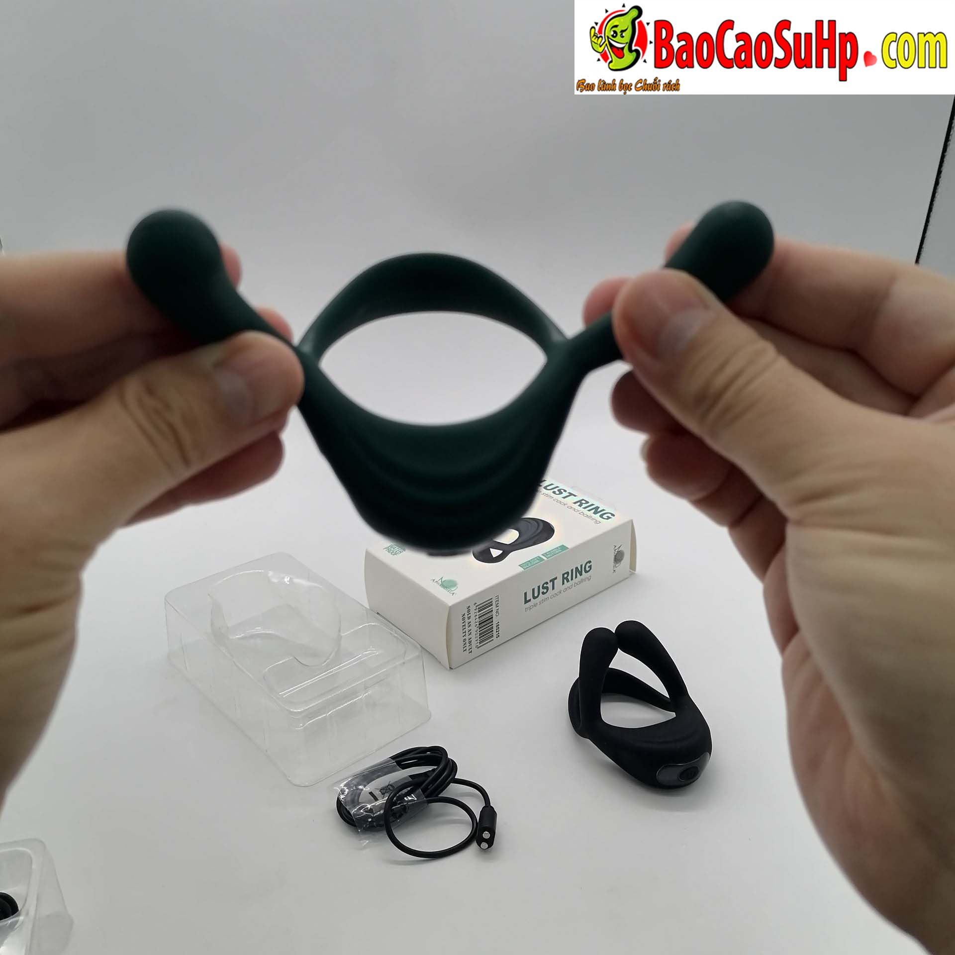 Vòng đeo dương vật Ver II Afra rung mạnh tăng khoái cảm đôi
