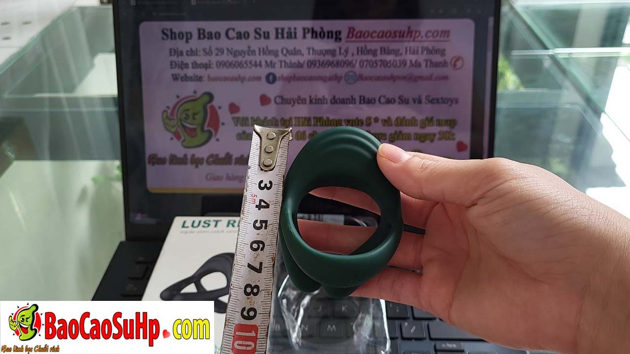 Vòng đeo dương vật Ver II Afra rung mạnh tăng khoái cảm đôi