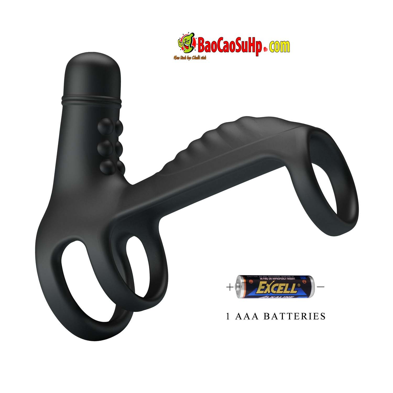 vong deo duong vat Prettylove Penis Sling 210276 V2 10 - Vòng đeo dương vật Baile Prettylove Penis Sling 210276 V2 rung mạnh mẽ