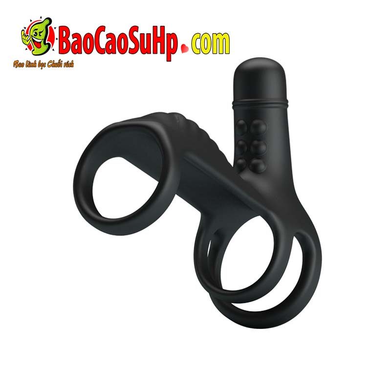 Vòng đeo dương vật Baile rung mạnh mẽ kích thích sung sướng